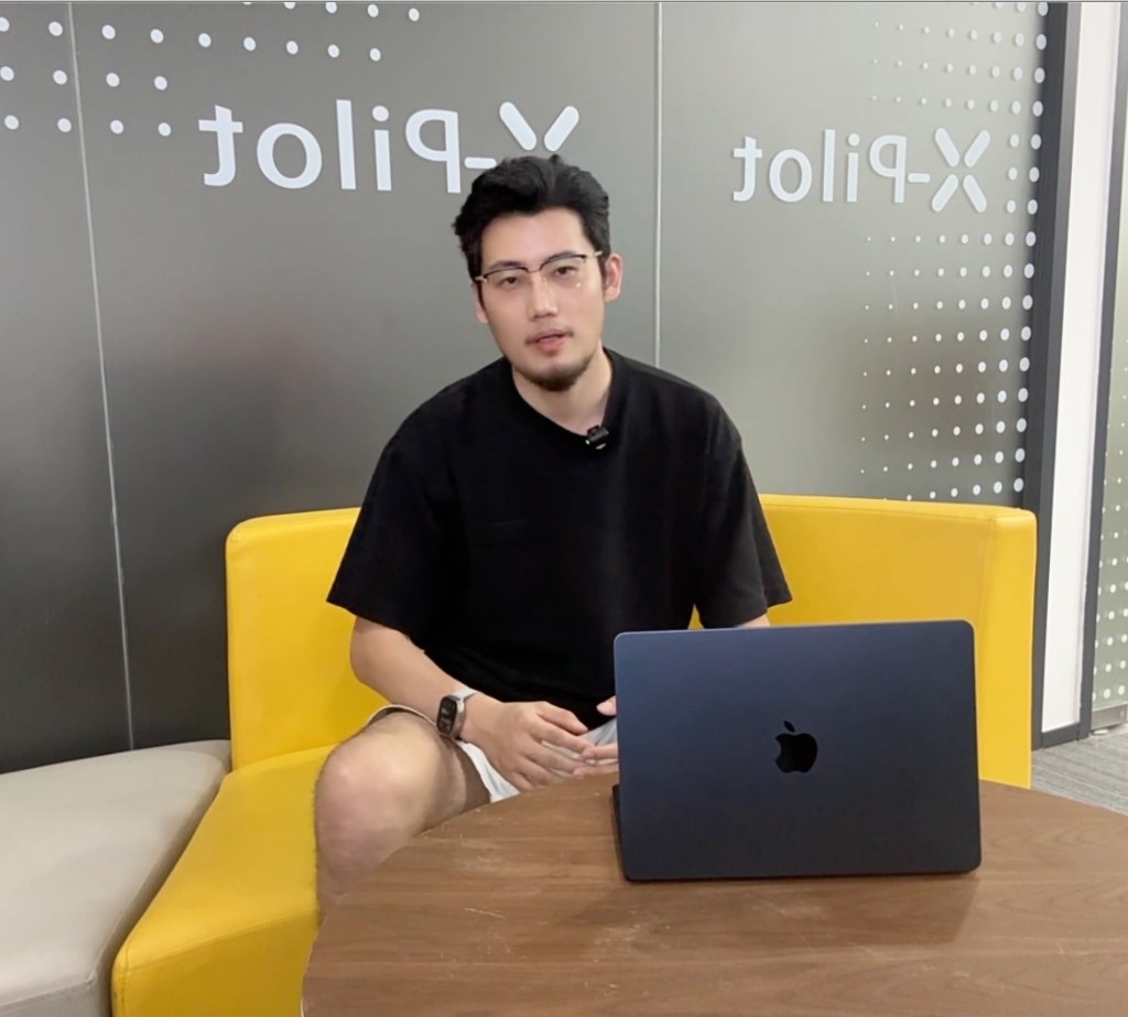 Heshan Bian, founder and CEO of XPilot, at the company’s Shenzhen office
