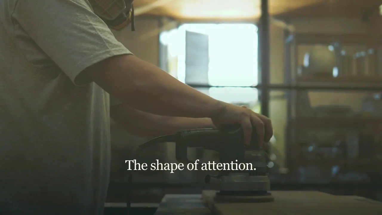 Atelier. The shape of attention.