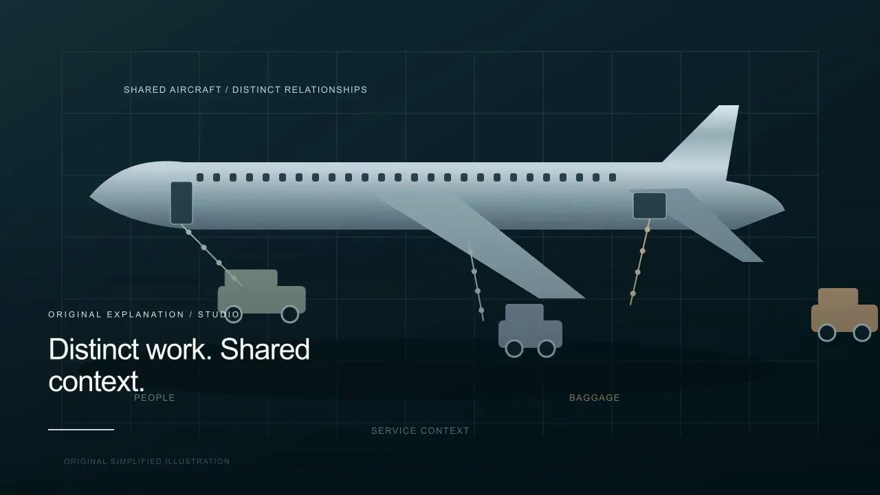 Several services. One aircraft context.