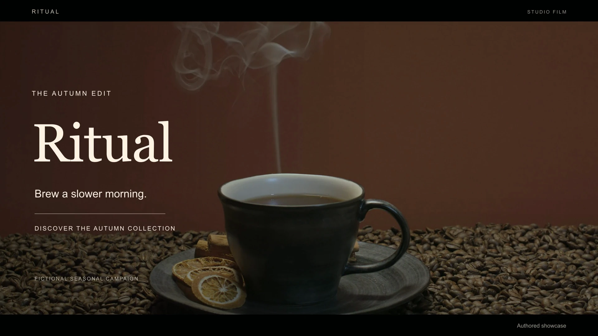 Ritual. Brew a slower morning.